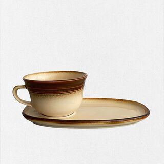 Teal Cup and Saucer