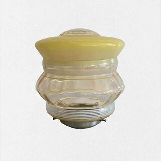 Yellow Art Deco Ceiling Shade