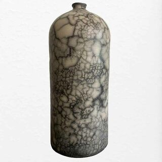 Minimalist Raku Vase