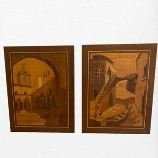 Vintage Marquetry Pictures