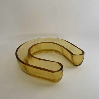 Bagley Glass Horseshoe Vase