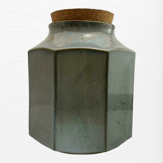 Clay Craft lidded Jar 2