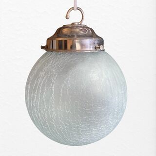 Art Deco Crackle Globe