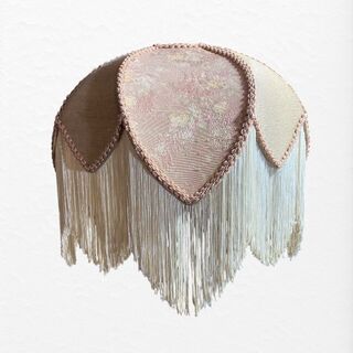 Vintage Fringed Lamp Shade